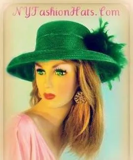 Kelly Green Kentucky Derby Hat