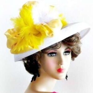 Luxury Designer Hats For Women, Hats For Horse Races, Formal Church Hat, Kentucky Derby Hats, NY Fashion Hats Haute Couture Millinery